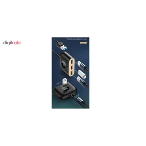 هاب 4 پورت USB 3.0 باسئوس مدل CAHUB-AY