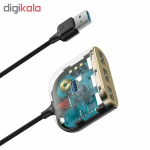 هاب 4 پورت USB 3.0 باسئوس مدل CAHUB-AY