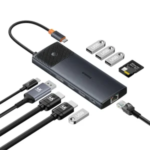 هاب 11 پورت USB-C بیسوس مدل BS-OH098