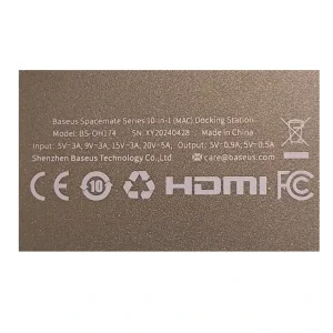 هاب 10 پورت USB-C بیسوس مدل BS-OH174   به همراه کابل USB-C
