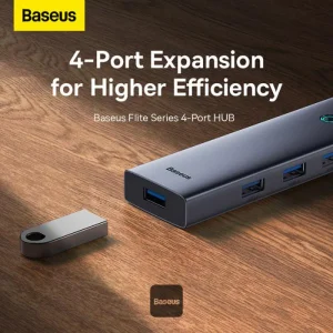 هاب 4 پورت USB بیسوس مدل  UltraJoy Series BS-OH108