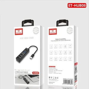 هاب 4 پورت USB ارلدام مدل ET-HUB08