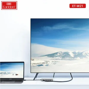 هاب 8 پورت USB-C ارلدام مدل 8IN1 W21
