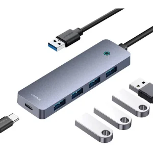 هاب 4 پورت USB 3.0 بیسوس مدل UltraJoy 22TB 50cm