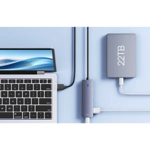 هاب 4 پورت USB 3.0 بیسوس مدل UltraJoy 22TB 50cm