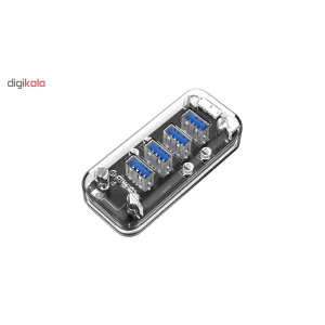 هاب 4 پورت USB 3.0 اوریکو مدل  F4U-U3