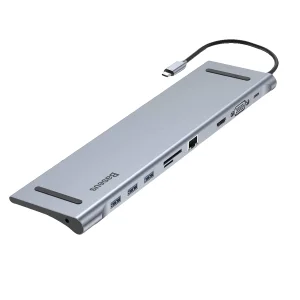 هاب 10 پورت USB-C باسئوس مدل CATSX-F0G 4K