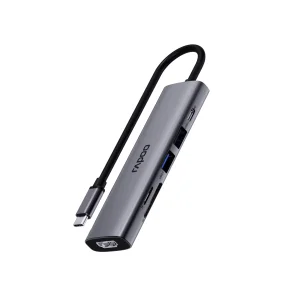 هاب 6 پورت USB-C رپو مدل XD61
