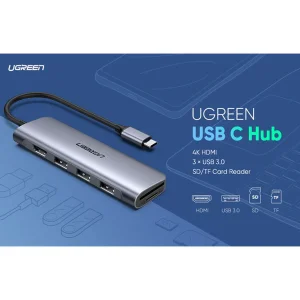 هاب 6 پورت USB-C یوگرین مدل UG-70410
