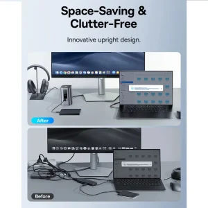 هاب 11 پورت USB-C بیسوس مدل BS-OH137  Spacemate Series