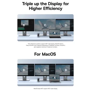 هاب 11 پورت USB-C بیسوس مدل BS-OH137  Spacemate Series