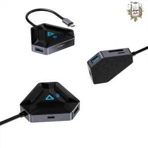 هاب 6 پورت USB-C پرودو مدل POX5Z9