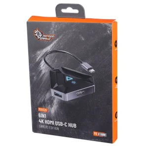 هاب 6 پورت USB-C پرودو مدل POX5Z9
