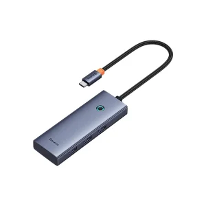 هاب 5 پورت USB-C باسئوس مدل UltraJoy Series HDMI-4K 30Hz Clarity