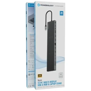 هاب 13 پورت USB-C پاورولوژی مدل Nexis PWDC4DBBK