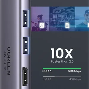 هاب 6 پورت USB-C یوگرین مدل 60384-CM511