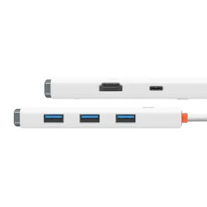 هاب 5 پورت USB-C باسئوس مدل WKQX040002