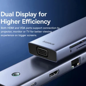 هاب 10 پورت USB-C باسئوس مدل BS-OH161