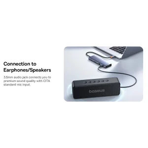 هاب 10 پورت USB-C باسئوس مدل BS-OH161