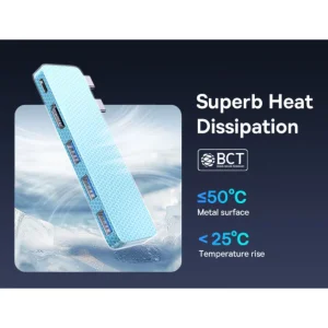 هاب 5 پورت USB-C بیسوس مدل UltraJoy Series BS-OH180