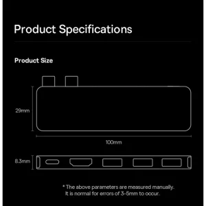 هاب 5 پورت USB-C بیسوس مدل UltraJoy Series BS-OH180
