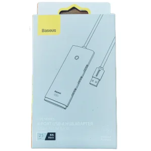 هاب 4 پورت usb3 باسئوس مدل Lite Series -WKQX03000 25cm