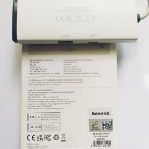 هاب 4 پورت usb3 باسئوس مدل Lite Series -WKQX03000 25cm