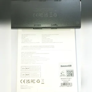 هاب 4 پورت usb3 باسئوس مدل Lite Series -WKQX03000 25cm