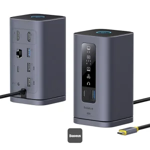 هاب 10 پورت USB-C بیسوس مدل B-Spectmate-10