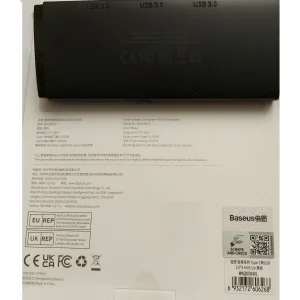 هاب 4 پورت USB -C باسئوس مدل Lite Series - WKQX03040 1m