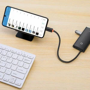 هاب 5 پورت USB-C باسئوس مدل BS-OH018