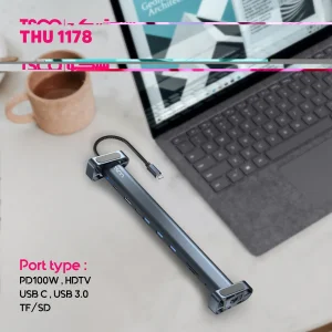 هاب 10 پورت USB-C تسکو مدل THU 1178
