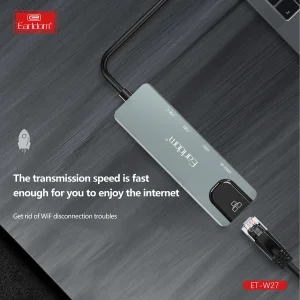 هاب 5 پورت USB-C ارلدام مدل 5IN1 W27