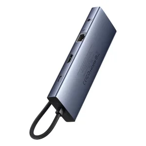 هاب 10 پورت USB-C بیسوس مدل Clarity New 4K 60HZ