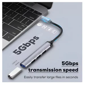 هاب 4 پورت USB-C الدینیو مدل DS-34U