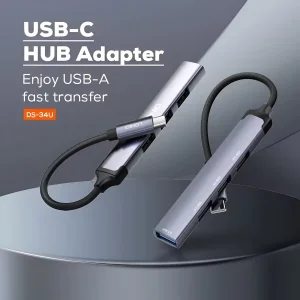 هاب 4 پورت USB-C الدینیو مدل DS-34U