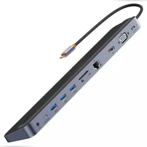 هاب 11 پورت USB-C باسئوس مدل BS-OH060