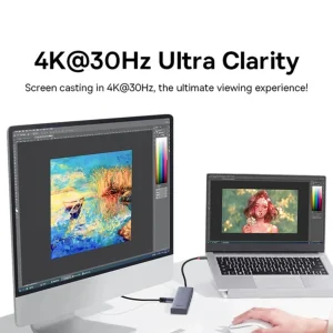 هاب 5 پورت USB-C باسئوس مدل BS-OH150