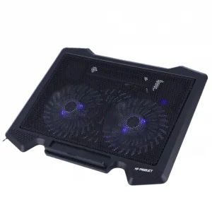 پایه خنک کننده لپ تاپ  ایکس پی پروداکت مدل XP-F95U دارای دو عدد فن مناسب لپ تاپ های  14 تا 17 اینچ
