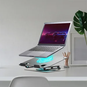 پایه خنک‌کننده لپ‌تاپ گرین لاین مدل Adjustable دارای یک عدد فن مناسب برای لپ‌تاپ‌های 13 تا 17 اینچی