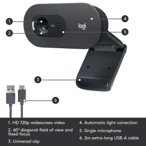 وب کم لاجیتک مدل C505 HD