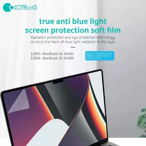 محافظ صفحه نمایش کوتتسی مدل 12005 مناسب لپ تاپ اپل MacBook Pro 14 inch A2442/A2779/A2918/A2992/A3112/A3185/A3401/A3426