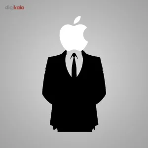 برچسب تزئینی ونسونی مدل Apple Anonymous مناسب برای مک بوک