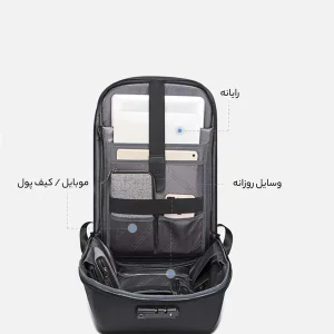 کوله پشتی لپ تاپ بنج مدل DSH 7276 مناسب برای لپ تاپ‌های 15.6 اینچ