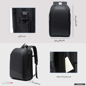 کوله پشتی لپ تاپ بنج مدل 22005 مناسب برای لپ تاپ تا 15.6 اینچی