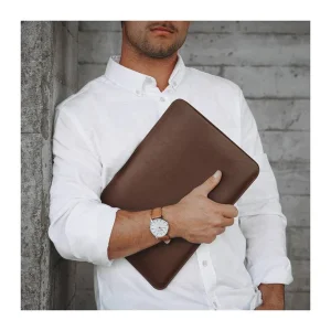 کاور لپ تاپ سندمارک مدل Pro Leather مناسب برای لپ تاپ اپل مک بوک ۱۴ اینچی