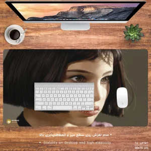 ماوس پد هومرو مدل MX775 طرح فیلم لئون حرفه‌ای ماتیلدا
