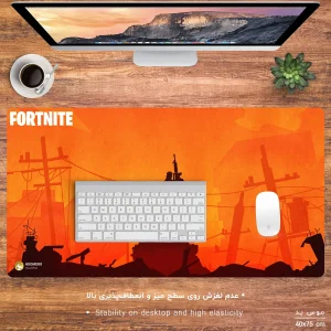 ماوس پد مخصوص بازی هومرو مدل MX150 طرح بازی فورتنایت