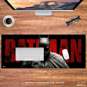 ماوس پد هومرو مدل HX437 طرح بتمن سایز 40x100 سانتی‌متر