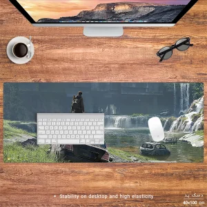 ماوس پد هومرو مدل HX150 طرح The Last of Us سایز 40x100 سانتی‌متر